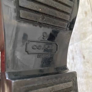 coach talia rain boots